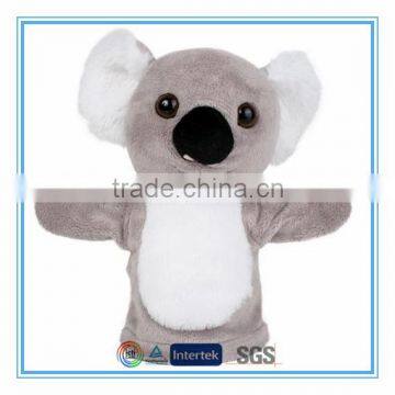 Custom stuffed koala bear plush hand puppet toy