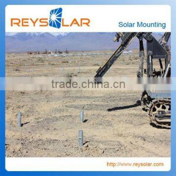 Hot Dipped Galvanize Steel Ground screw pile for Photovoltaic power generation