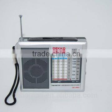 Digital multi-band radio ABS plastic material shortwave radio with DC3V power