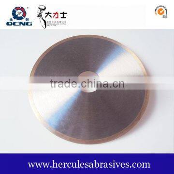 Good quality Continuous rim Electroplated cutting diamond blade with Straight protections