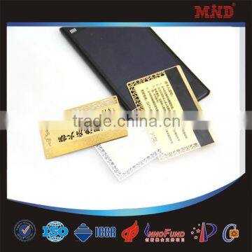 MDM1 CR80 Standard Size Printed Metal Business Card Clear Business Card Quality Choice photo-5
