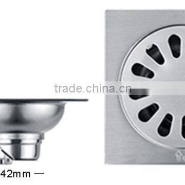 China supplier bathroom accessories stainless steel floor drain