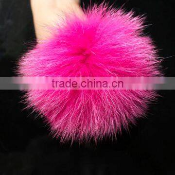 Fashion Fox Fur Ball Real Fox Fur Pom Poms Bag Fur Accessories