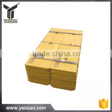 139-9230 double bevel flat cutting edge for loader