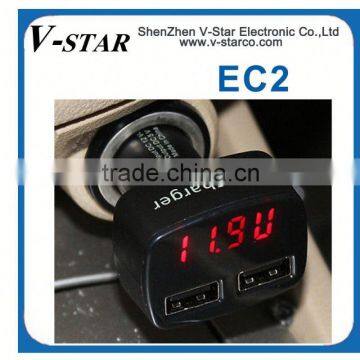 5V/3.1A Dual USB Car Adapter For IPhone 5,Mini Dual USB Car Charger