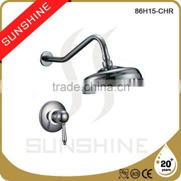 UPC Certified Wall MountedBath Faucet with Rain Shower Head