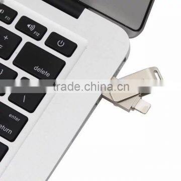 2016 Newest 16gb/32gb /64gb/128gb OTG USB Flash Drive For IPhone With Logo Custom