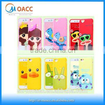 Many design choice 3d cartoon for iphone 6 silicone case