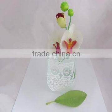 The new white owl vase,Stylish home decor