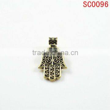 Fashion jewelry alloy palm accessories for necklace pendant