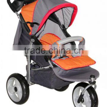 #4012 Innovative baby stroller jogger with 3 big wheels each 12 inches