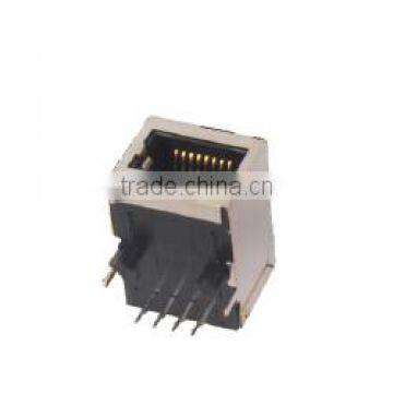 Shielded Side Entry RJ45 PCB JACK without LED