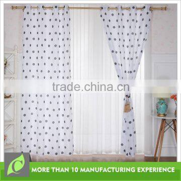 2016 new design Elegant Bedroom use print curtain banquet