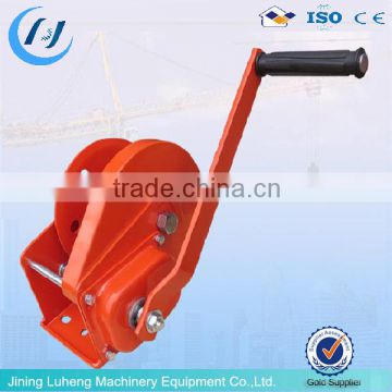 Portable stainless steel hand winch manual winch with strap