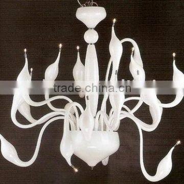 Glass chandelier