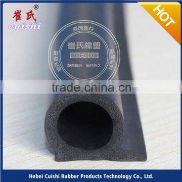 waterproof sound insulation d shaped rubber seal