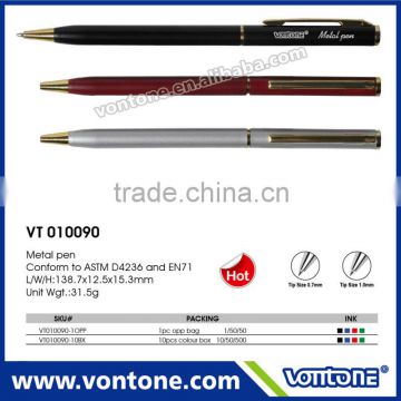 promotional Cheap Metal pen thin