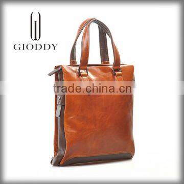 Famous Brand 2014 Wholesale Camel Leather Bags for Men photo-5