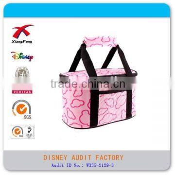 Promotion cheap pink cooler bag