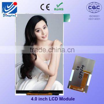 4 inch tft color mobile phone lcd screen with HX8369A01+HX5186C driver