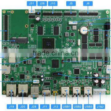 Quality Freescale ARM Cortex A9 Powerful Custom Board Imx6 Embedded Single Board Computer Support Android 4.4&Linux 3.2 Quality Choice photo-4