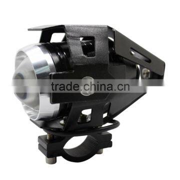 Super Bright 15w LED Motorcycle Light Black/Silver/Golden/Blue Case U5 LED Driving Fog Spot Beam HeadLight For Electric Bike photo-4