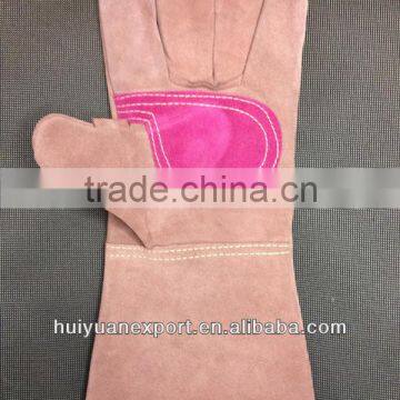 Working Cowhide split leather welding Glove