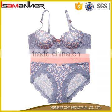 Convertible bra with 2 panties ladies hipster panty sexy designer bra and panty set