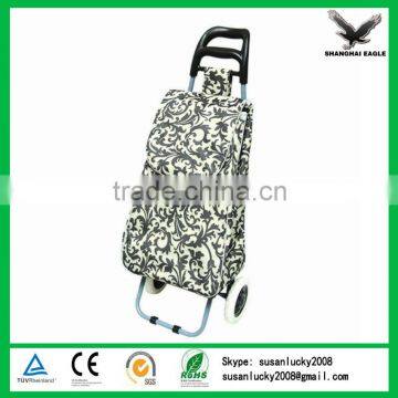 Outdoor easy folding vegetable shopping trolley bag (directly from factory)