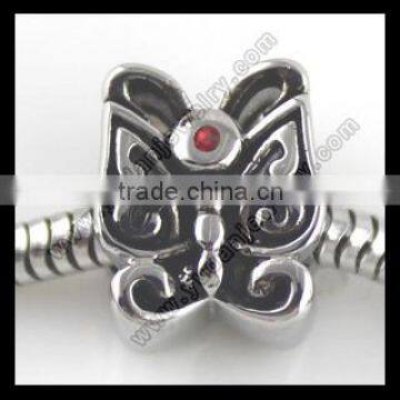 Custom engrave butterfly metal beads