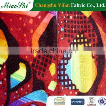 Glitter printed bus fabric for bangladesh market