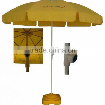 High performance promotional beach umbrella with 360 degree tilt(Mascom)