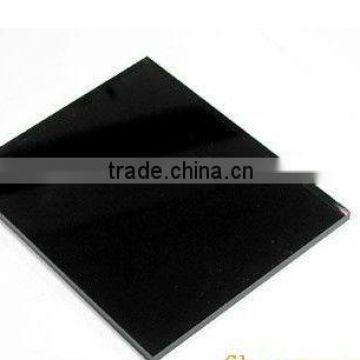 6mm Black paint glass