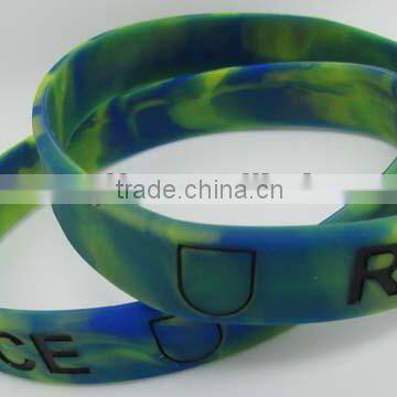 Mixed Color Silicon Band
