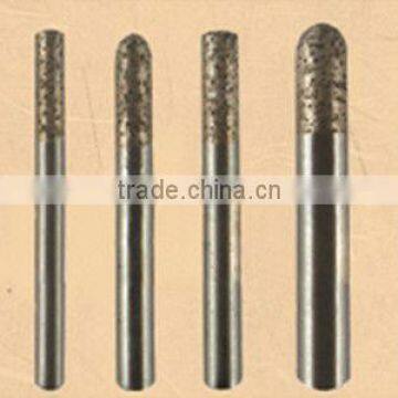 brazed diamond engraving tools | sintered diamond burin for engraving jade | stone | granite etc.