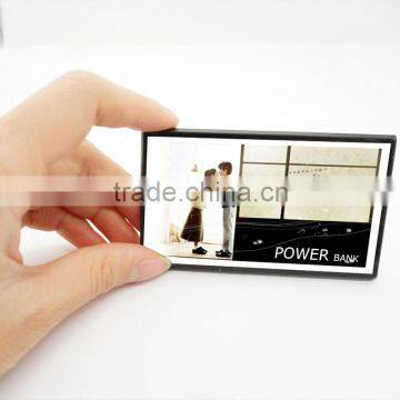 2200mah Business Card Portable Charger 3000mAh External Battery Pack Power Bank photo-5