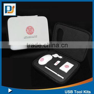 Christmas Promotional Gifts Phone Charger Portable USB Charger for Laptop USB Travel Sets Including Wired Mouse USB Hub ... photo-4