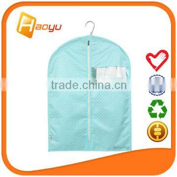 Washable high quality polyester fabric garment bag for packaging