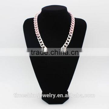 Fashion Two Tone Metal Link Chain Necklace for Wholesale