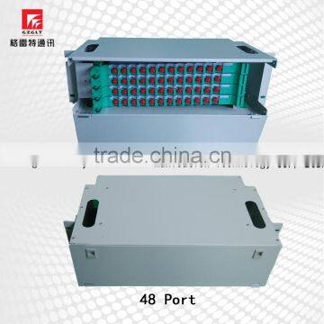 Rack Mount Cabinet Fiber Termination Box ODF 48 port