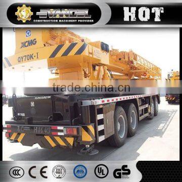 The world popular China manufacture 70ton xcmg crane qy70k-1