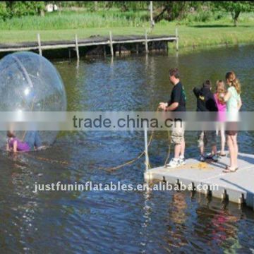 inflatable human ball TPU waling on water ball