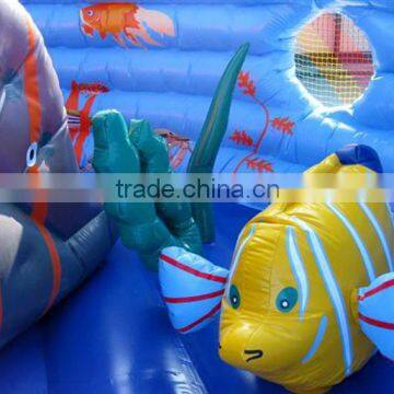 Sea World Bouncing Castle Inflatable for Toddler,fish Inflatable Jumping Castle Big Inflatable Bouncer Castle for Kids photo-5