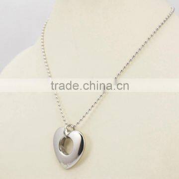 316L Stainless Steel Heart Shape Pendant Fashion Necklace photo-6