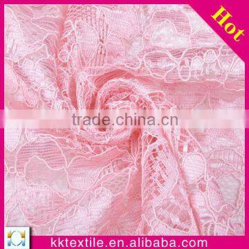 New arrival 25% nylon 75% rayon with gold flower rayon nylon blend fabric