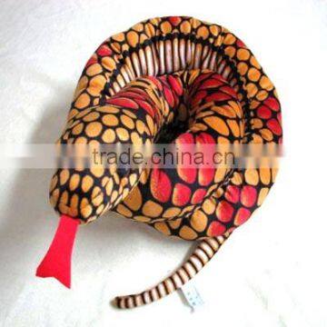 Plush toy factory plush snake for children