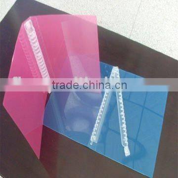 plastic file folder/L shaped folder