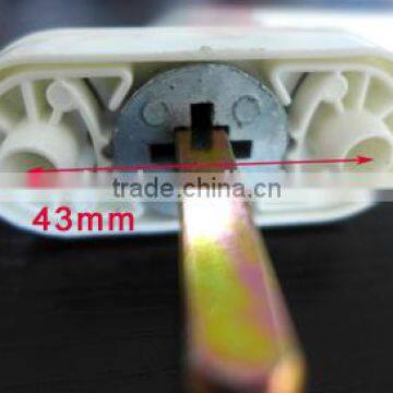 PVC Casement Door Handle With Lock,Door Hardware photo-3