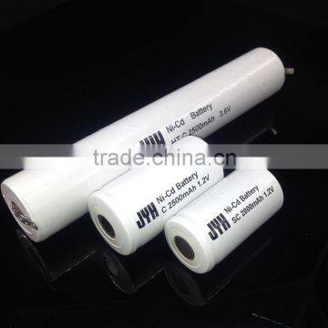 Emergency lighting Ni Cd SC 1500mah battery pack