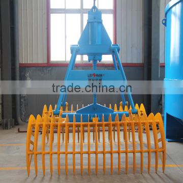 Paper making machinery grab bucket for different pebble, impurities, grapple crane